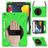 Mobigear SureGrip XGuard iPad 9 (2021) Plastica rigida / Silicone Back cover + Portapenna + Tracolla + Supporto - Verde