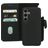 Mobiparts Samsung Galaxy S24 MagSafe Cover Vera pelle Cover a libro 2 in 1 con guscio estraibile a portafoglio - Nero