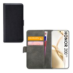 Mobilize Classic Gelly Wallet HONOR 200 Capa livro Carteira - Preto
