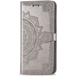 Mobigear Mandala HONOR 9X Lite Cover a libro portafoglio - Grigio