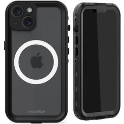 Mobilize Waterproof iPhone 15 Vattenavvisande MagSafe Fodral Hårdplast Skal - Svart
