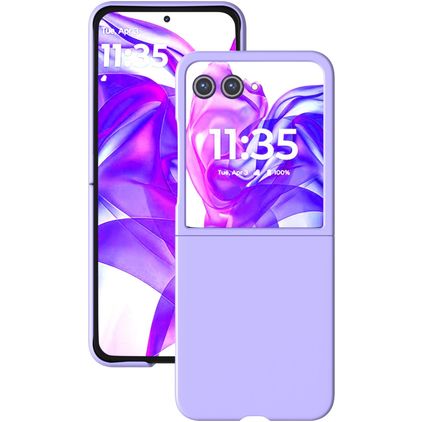 Mobigear Colors Motorola Razr 50 Ultra Hard Case Back cover - Purple