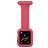 Mobigear Clip Case Sygeplejerskeur Apple Watch Urrem Sikkerhedsnål - 46/45/44 mm - Rød