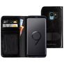 Mobiparts Excellent Wallet 2.0 Samsung Galaxy S9 Aito nahka Lompakkokotelo + Setelitasku - Jade Black