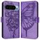 Mobigear Butterfly Google Pixel 9 Pro XL Funda tipo libro Cartera - Morado