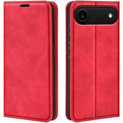 Mobigear Retro Slim iPhone Air Knížkové pouzdro Peněženka - Červená