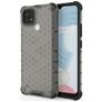 Mobigear Honeycomb Realme C21 Funda Plástico rígido Carcasa Antigolpes - Negro