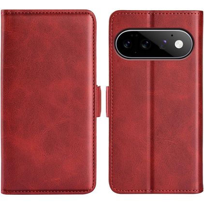 Mobigear Slim Magnet Google Pixel 11 Pro Pungetui med Seddelrum - Rød