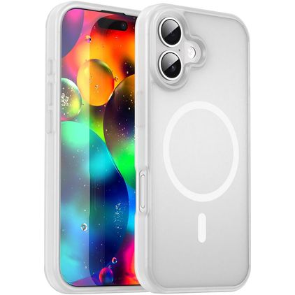 Mobigear Shockproof iPhone 17 MagSafe Kova Suojakuori - Matte White
