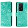 Mobigear Flowers HONOR 200 Lite Wallet case - Green