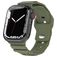 Mobigear Sport Armor Silikone Apple Watch Urrem Stiftlukning - 42/41/40/38 mm - Olive