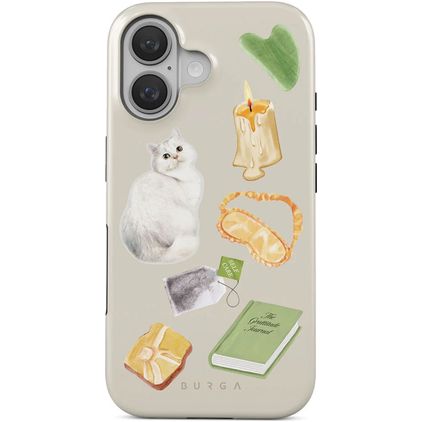 Burga Tough iPhone 16 Hard Case Back cover Shockproof - Soft Era