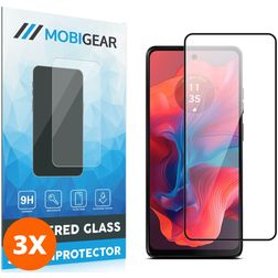 Mobigear Premium Motorola Moto G04s Vidro temperado Película de ecrã - Compatível com capas (Pack de 3)