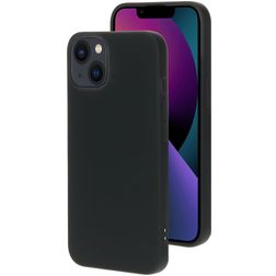Mobiparts iPhone 13 Silikon Etui plecki - Czarny