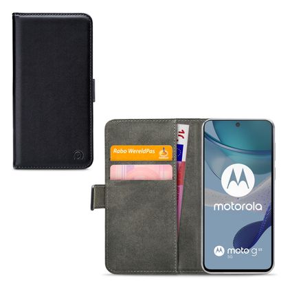 Mobilize Classic Gelly Wallet Motorola Moto G53 5G Knížkové pouzdro Peněženka - Černá