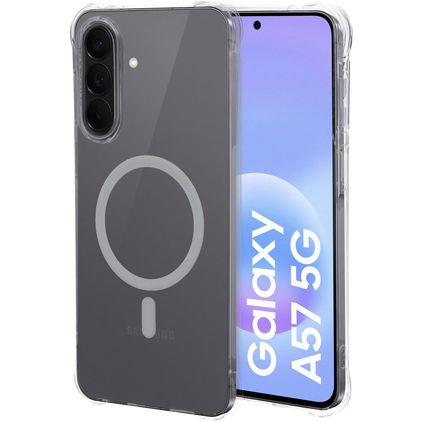 Mobiparts Classic Transparente Samsung Galaxy A57 MagSafe TPU flexible Carcasa - Transparente