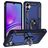 Mobigear Armor Ring Samsung Galaxy A05 Plástico rígido Capa traseira Antichoque com anel - Azul