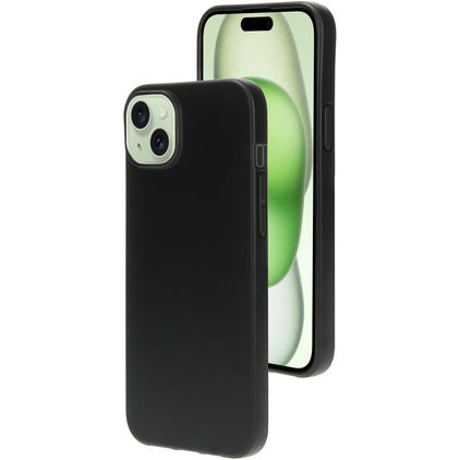 Mobiparts Classic iPhone 15 Plus Fleksibel TPU Bagsidecover - Matt Black