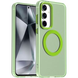 Mobigear Shockproof Samsung Galaxy S24 FE MagSafe Hardcase Back cover - Verde