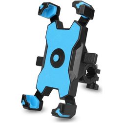 Mobigear PushHold Mobilhållare för cykel Styrfäste Klämfäste Universell - Blå