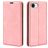 Mobigear Retro Slim iPhone 16e Funda tipo libro Cartera - Rosa