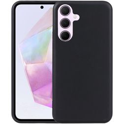 Mobigear Basics Samsung Galaxy A36 Fleksibel TPU Bagsidecover - Sort