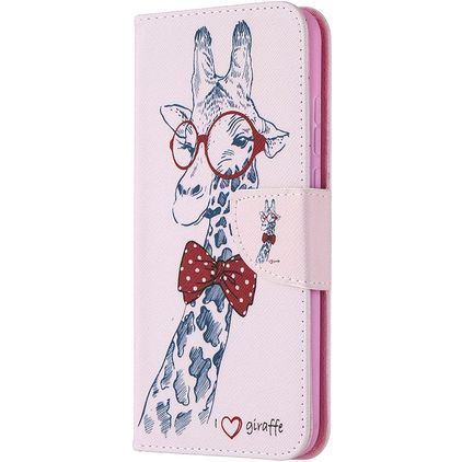 Mobigear Design HONOR 9X Lite Funda tipo libro Cartera - Giraffe