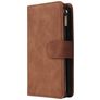 Mobigear Zipper Huawei P40 Cover a libro portafoglio - Marrone