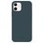 Valenta Snap Luxe iPhone 12 Mini Piel auténtica Carcasa - Azul