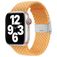 Mobigear Braided Nylon Apple Watch Strap Clamp closure - 49/46/45/44 mm - Yellow