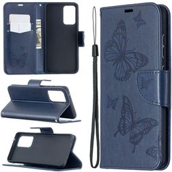 Mobigear Butterfly Samsung Galaxy A52s 5G Etui z klapką typu portfel - Niebieski