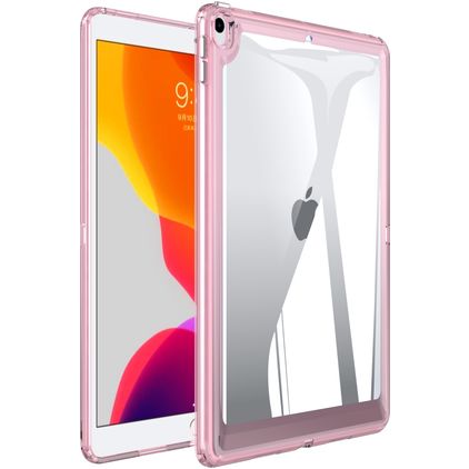 Mobigear Crystal iPad Air 4 (2020) Carcasa rígida - Transparente / Rosa