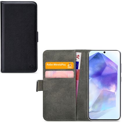 Mobilize Classic Gelly Wallet Samsung Galaxy A55 Capa livro Carteira - Preto