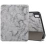 Mobigear Tri-Fold Marble iPad 11 (2025) Knížkové pouzdro + Držák na stylus - Šedá
