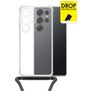 My Style Loop Transparent Samsung Galaxy S26 Ultra Flexibel TPU Skal med rem - Transparent