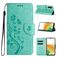 Mobigear Flowers Samsung Galaxy A55 Etui z klapką typu portfel - Zielony