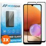 Mobigear Premium Samsung Galaxy A32 4G Cristal templado Protector de pantalla - Compatible con fundas - Negro (pack de 3)
