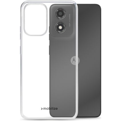 Mobilize Gelly Transparent Motorola Moto E14 Flexibel TPU Skal - Transparent