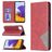 Mobigear Rhombus Slim Samsung Galaxy A22 5G Etui z klapką - Czerwony