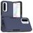 Mobigear Heavy Armor Samsung Galaxy A36 Funda Plástico rígido Carcasa Antigolpes - Azul oscuro
