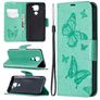Mobigear Butterfly Xiaomi Redmi Note 9 Capa livro Carteira - Turquesa