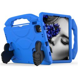 Mobigear Thumbs Up iPad Pro 11 polegadas (2022) Capa para crianças com pega - Azul