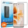 Mobigear Premium OPPO Reno 12 Vidro temperado Película de ecrã - Compatível com capas (Pack de 2)