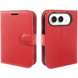 Mobigear Classic iPhone Duo Funda tipo libro Cartera - Rojo