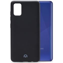 Mobilize Rubber Gelly Samsung Galaxy A41 Flexibilní TPU Zadní kryt - Matt Black