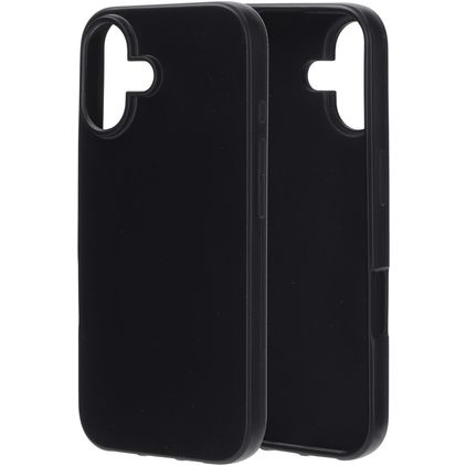 Mobiparts Classic iPhone 16 TPU flessibile Back cover - Nero