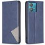 Mobigear Rhombus Slim Motorola Edge 40 Neo Cover a libro - Blu