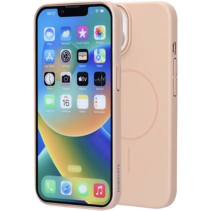 Mobiparts Slim Line iPhone 15 MagSafe Hard Case Back cover - Dune Sand