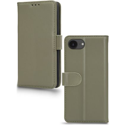 Mobilize Premium Gelly iPhone 17e Lompakkokotelo + Setelitasku - Vihreä