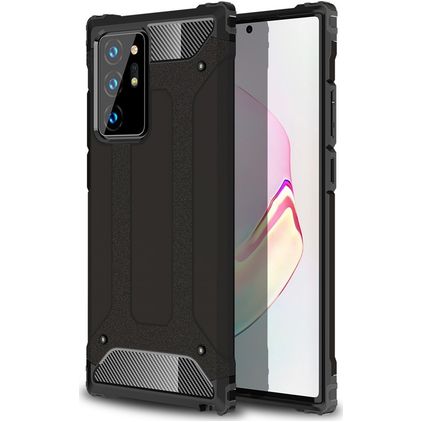 Mobigear Outdoor Samsung Galaxy Note 20 Ultra Plástico rígido Capa traseira Antichoque - Preto